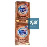 Susu Kental Manis Frisian Flag 6 Sachet / SKM Susu Bendera Kental Manis Sachet 6 x 42 gr Coklat Puti