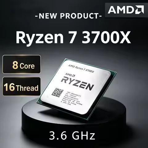 100% Brand New AMD Ryzen 7 3700X R7 3700X 2026 8-Core 16-Thread 3.6 GHz 65W 7NM L3=32M CPU Processor