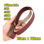 Sandpaper Belt Sander 25mm x 726mm - 1inch x 30inch Belt sandpaper - 80