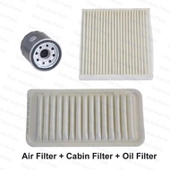 2/3Pcs Filters Set For Toyota 86 ZN6 2.0L 2012- 152083J400 1780122020 9586063J00 Engine Oil Air Cabi