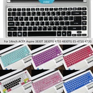 14" Keyboard Skin Dust Cover Acer Aspire ES1-411 ES1-431 TMP245 E5-472G 4755G E5-471 421 E1-472 ES1 411 V5-471 Laptop Silicone Keyboard Bump Cover Case [ZK]