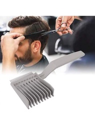 1入組男士理髮淡化梳,抗靜電理髮梳,長柄理髮梳,剪髮梳