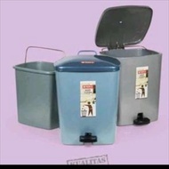 LION STAR C-7 SQUARE STEP ON DUSTBIN 14L DUSTBIN PLASTIC PEDAL C7 TRASH CAN 14 L