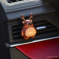 Mumu Solid Wood Aromatherapy Valentine's Day Deer Perfume Car Gift for Men and Women Car Fragrance O