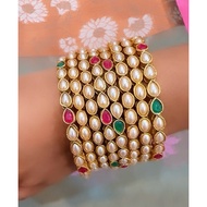 Ready stock peals premium bangles 8 pcs (size:2.8)