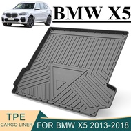 BMW X5 F15 2013-2018 Auto Car Cargo Liner All-Weather TPE Non-slip Trunk Mats Boot Tray Carpet Inter