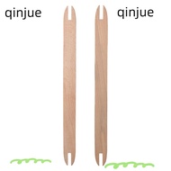 QINJUE Weaving Tools, 30*2.3cm Log Color Weaving Loom, Loom Accessories Wood 2pcs Weaving Accessorie