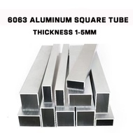 6063 Aluminum Square Tube Thickness 1-5MM Profile Aluminum Alloy Hollow Tube Aluminum Profile Square