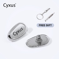 Cyxus Glasses Nose Pad For Men Women Silicone Covered Metal Nose Pad Free Screwdriver Suitable for R