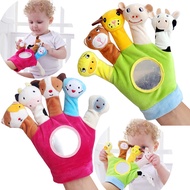 Dududu Baby Hand Puppet Plush Toy 0-1 Years Old Baby Fabric Finger Puppet Newborn Animal Hand Puppet Gloves Play
