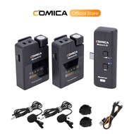 COMICA BoomX-D UC Compact 2.4GHz Dual Wireless Microphone System With Transmitter & UC Receiver