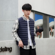 UNIQLO เสื้อกั๊กญี่ปุ่นขนาดเล็กสำหรับครอบครัวเสื้อขนเป็ดหลวมเสื้อกั๊กแขนกุดเสื้อกั๊ก Ins เสื้อกั๊กภา