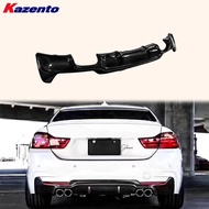 For BMW 4 Series 14-20 F32 F33 F36 (MT Only) Carbon 3D Rear Bumper Diffuser Lip