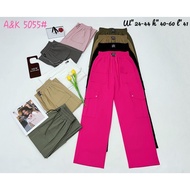 Code 5055 Straight-Leg Cargo Pants Polyester Fabric Stretch A&K Brand 5055