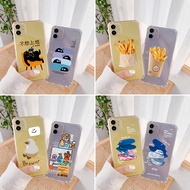 Four Corners Thickened French Fries Cartoon Phone Case Sony Sony Xperia 1 5 8 10 V I II III IV XZ3 X