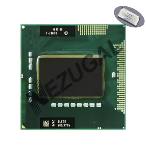 I7-740QM I7 740QM SLBQG 1.73 Ghz Quad Core 6M 45W PGA988 CPU processor