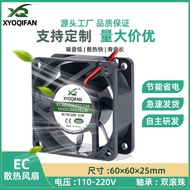 Cooling Fans Ec6025 6025 220V AC Universal 6Cm Energy-Saving Eco-Friendly Coog Fan