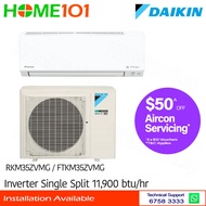 Daikin Inverter Single Split AirCon 12000BTU RKM35ZVMG/FTKM35ZVMG