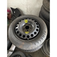 Spare Tyre 16 Inch 5H PCD 114.3 ( T125/ 85 D16 ) Toyota Estima Alphard Vellfire Mark X Zio Japan Halfcut