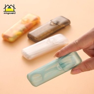 mingxuan2 Mini Storage Box Travel Portable Transparent Toothpi Cotton Swab Box For Outdoor Travel Ki