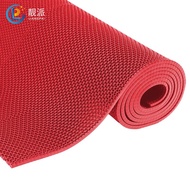 靓派 LIANGPAI 红色4.5mm厚度 0.9米宽*1米 镂空款PVC防滑地垫酒店卫生间浴室泳池厨房塑料隔水地垫脚垫门垫