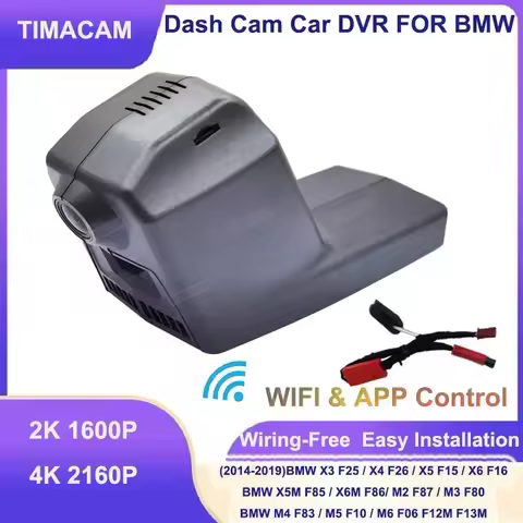 Plug and Play 2K 4K Car DVR Dash Cam for BMW X5 F15 X6 F16 X3 F25 X4 F26 X5M F85 X6M F86 m2 f87 m3 f