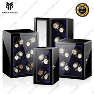 Watch Winder Box Automatic 2/4/6/8/12 slot Wooden Battery Watch Box storage Quiet motor watch box