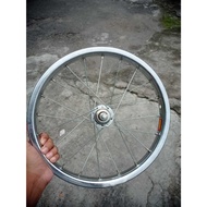 16 Inch Chrome Bicycle Front Wheel Set Bicycle Tyre