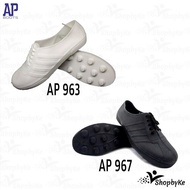 Multi Function AP Boots Rubber Shoes- AP PUL BOLA 963 White and Black AP Boot FARMERS & GARDENING SH