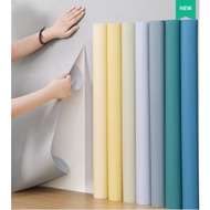 10meter PVC Plain wallpaper Waterproof Kabinet Sticker Kertas Dinding Wallpaper Kosong KYK