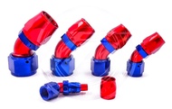 หัวฟิตติ้ง/หัวสายถัก/หัวสายน้ำมัน/Fittings an6/an8/an10/an12/an16 งอ45องศา 45 DEGREE HOSE END Speedf
