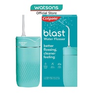 COLGATE Portable Blast Water Flosser Teal Green Packset consists Flosser 1s + Nozzle 2s+USB Cord 1s