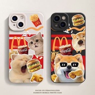 貓咪 柴犬 iPhone 電話套 電話殼 手機殼 iphone case iphone 16/ 16 promax/ 16 pro/ 16 plus/15/ 15 promax/ 15 pro/ 15