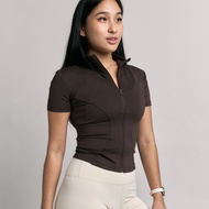FitYou Jenny Top Cycling and Tennis top Full Zipper Mock Neck Women's Cycling and Tennis Clothes