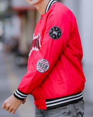 IFR-COD - CODE 01 - JAKET ORIGINAL PRIA FULL BORDIR// JAKET BOMBER VARSITY PRIA TERBARU.-NBA BULLS L