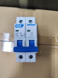Mini Circuit Breaker มินิ เบรกเกอร์ 2P CIE CM4-63 CCS CM7-63