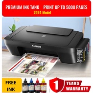 [FREE TnG RM30] Canon PIXMA E470 STD /E470  PREMIUM INK Tank CISS PRINTER (Print,Scan,Copy.WIFI). E410 STD PRINTER