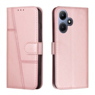 Phone Case For infinix Hot 40 Hot 40 Pro Hot 40i Hot 30i Hot 30 Hot 30 Play NFC, Skin Feeling PU Leather Case With Card Slot Bracket Shockproof Design