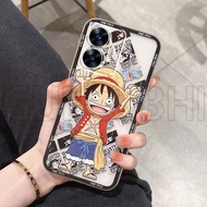 เคส Realme C51 C53 C55 Realme 11 4G 5G NFC ลายอนิเมะลูฟี่ยอดนิยมซิลิโคนเนื้อนิ่มโปร่งใสเคสใส่โทรศัพท