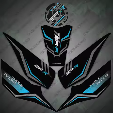 3M Motorcycle Tank Pad Protector Frosted Sticker Decals Accessories For CFMOTO CF MOTO 675SR-R 675 S