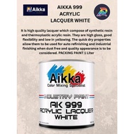 AIKKA AK 999 Acrylic Lacquer White 1L / MIRI,SARAWAK.
