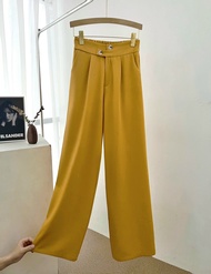 Quần suông lưng cao dáng chuẩn hack chân dài A1340