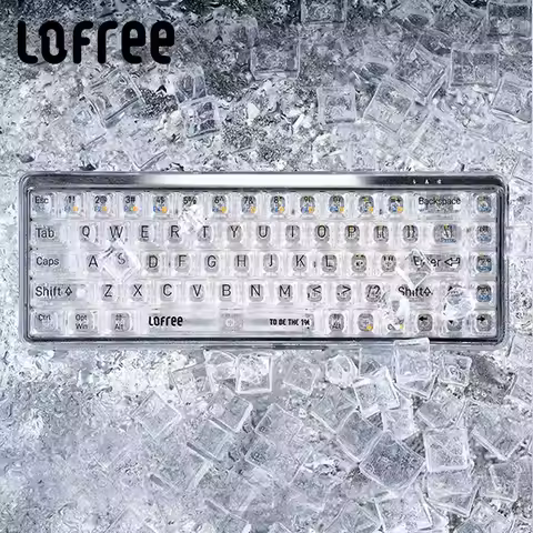 LOFREE 1% "Misty" Semi Transparent Frosted Mechanical Keyboard Rapid Trigger Keyboard Wireless Bluet
