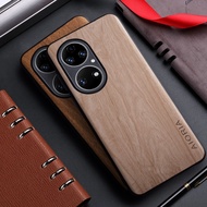 Case for Huawei P50 P40 P30 Lite E Pro bamboo wood pattern Four-corner back cover for huawei p50 p40 p30 lite e pro phone case