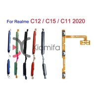 Volume Power Switch Button Cable For For Realme C11 2020 C12 C15 Button Side Volume Up Down Button