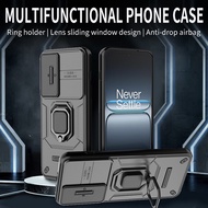 Armor Magnetic Ring Holder Cover for Oneplus Nord 5 4 CE5 Slide Lens Camera Protection Stand Case fo