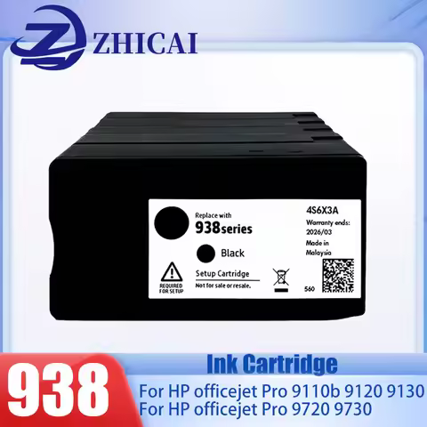Original New for HP 938 938xl ink cartridge for HP officejet Pro 9110b 9120 9130 9720 9730 Printer i