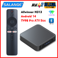 FHJIK TV98 Pro Smart TV Box Android 11 to 14 Ultra HD 8K Allwinner H313 2+8G/16G Dual Wifi BT Media 