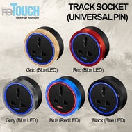 reTouch Power Track 32A Power Track Power Socket 13A Universal 13A Flat Pin USB *NOT COMPATIBLE WITH