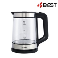 KHIND 1.7L ELECTRIC GLASS KETTLE EK171G BK